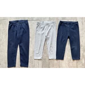 Baby Gap Set Lot of 3 Legging Stretch Pant Crop Playtime Favorite Cotton 3T READ